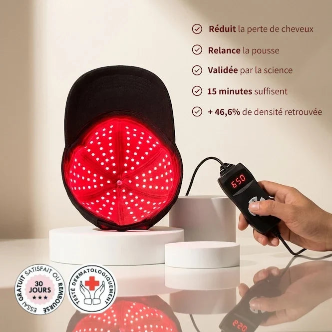 Foire aux questions : tout savoir sur les casquettes LED anti-chute de cheveux