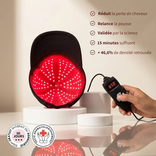 Foire aux questions : tout savoir sur les casquettes LED anti-chute de cheveux