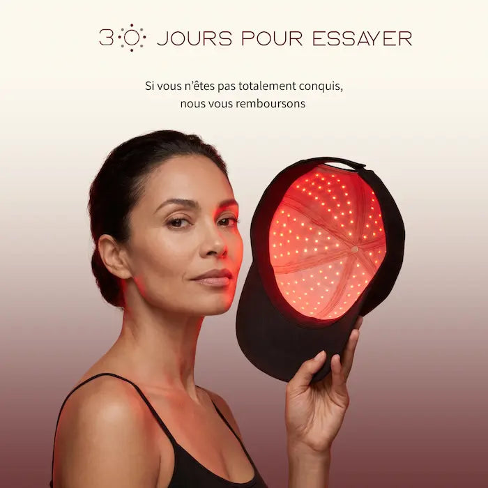 Casquette LED Douciane - Anti-chute et repousse cheveux
