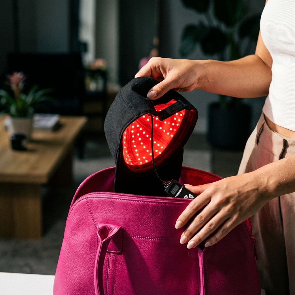 Casquette LED Douciane - Anti-chute et repousse cheveux