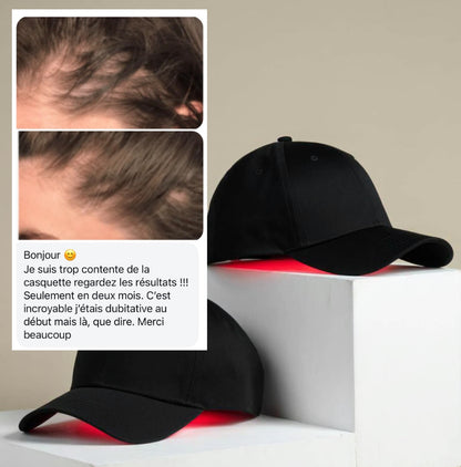 Casquette LED Douciane - Anti-chute et repousse cheveux