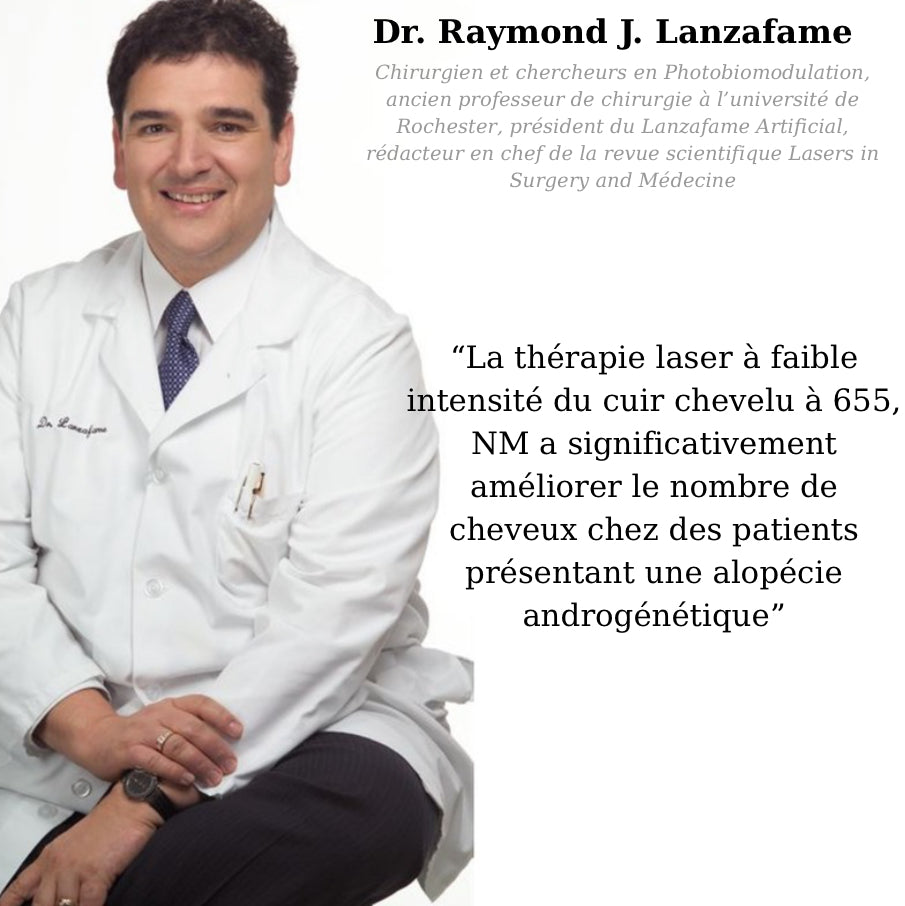 Casquette LED Douciane - Anti-chute et repousse cheveux