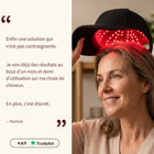 Casquette LED Douciane - Anti-chute et repousse cheveux