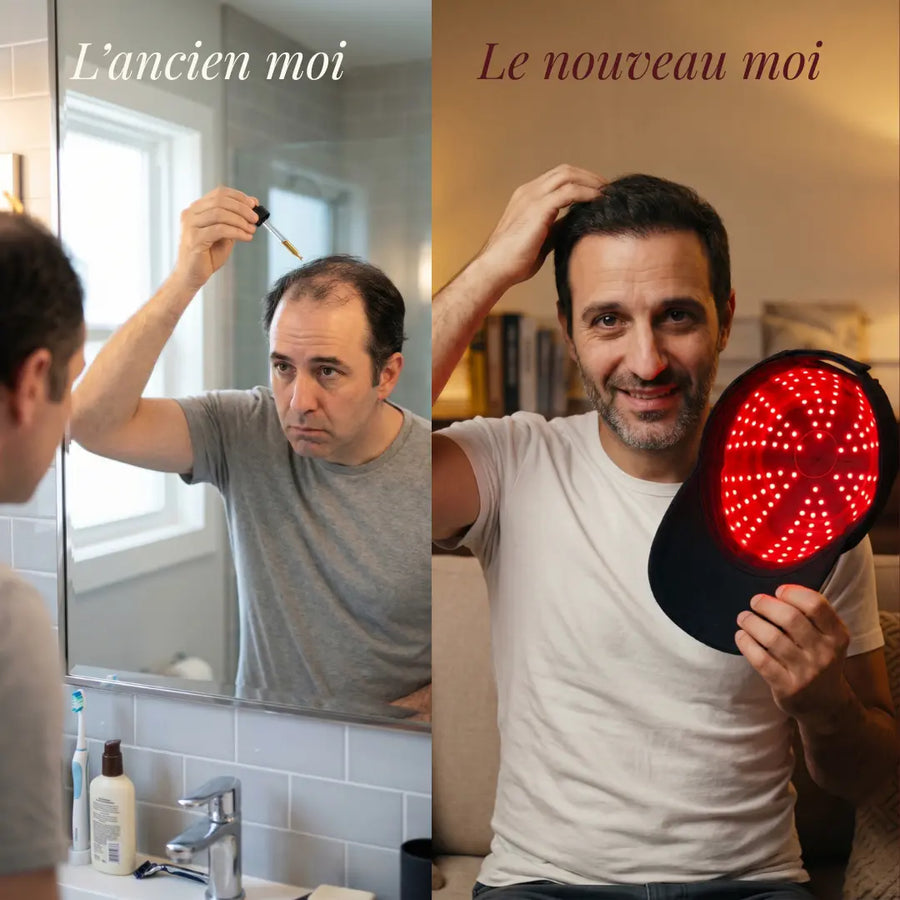 HCasquette LED Douciane - Anti-chute et repousse cheveux (Copie)