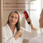 Brosse à cheveux à lumière LED - Stimuler la repousse des cheveux