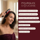 Brosse à cheveux à lumière LED - Stimuler la repousse des cheveux