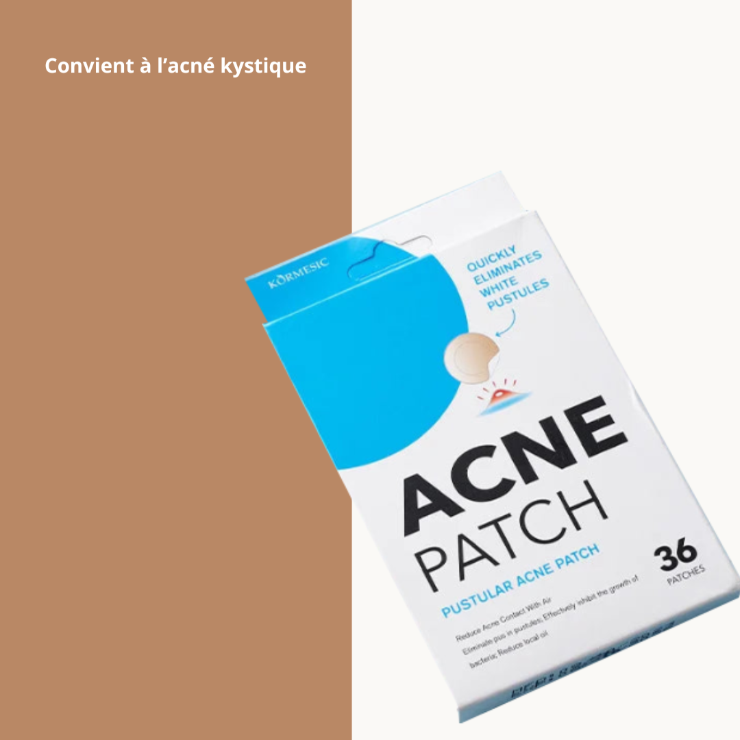 Patch Anti-Acné Hydrocolloïde – Pour tous types d'imperfections