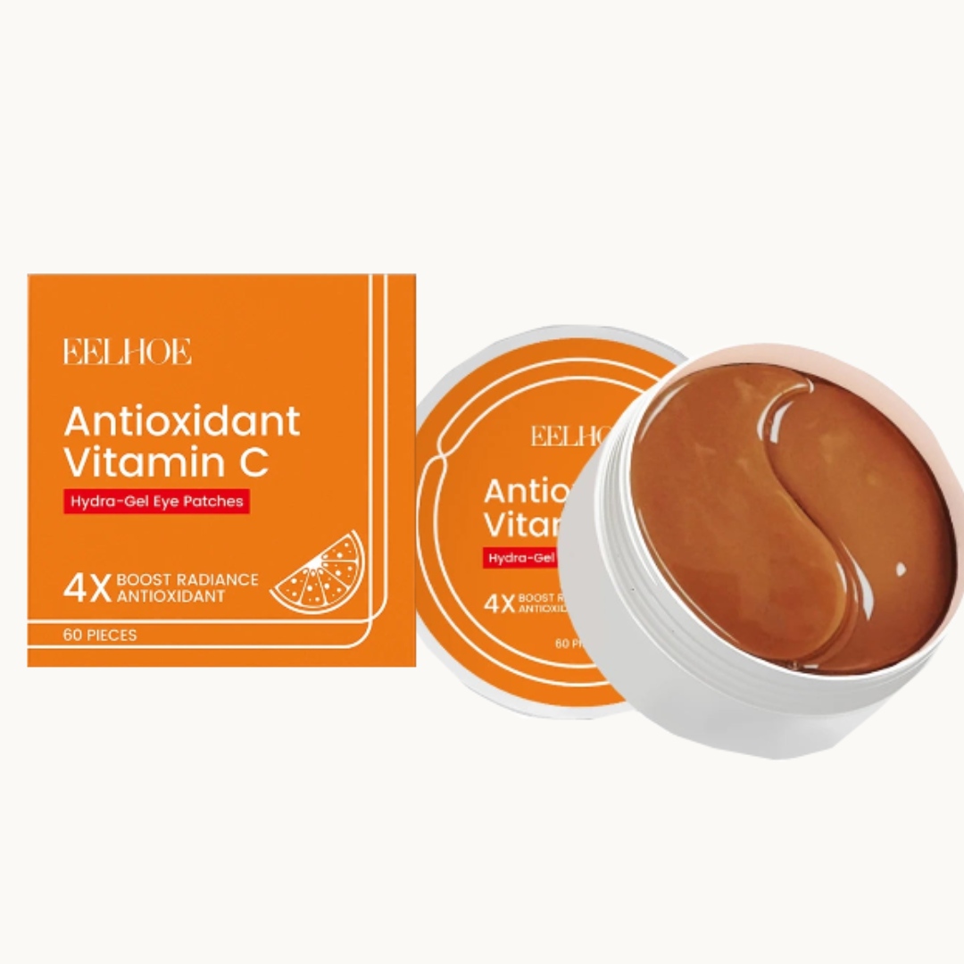 Patchs Yeux Hydra-Gel à la Vitamine C – Anti-Cernes, Anti-Rides et Éclat du Regard